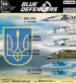 D-084 Ukrainian Air Force MiG-29, Su-25 & Su-27