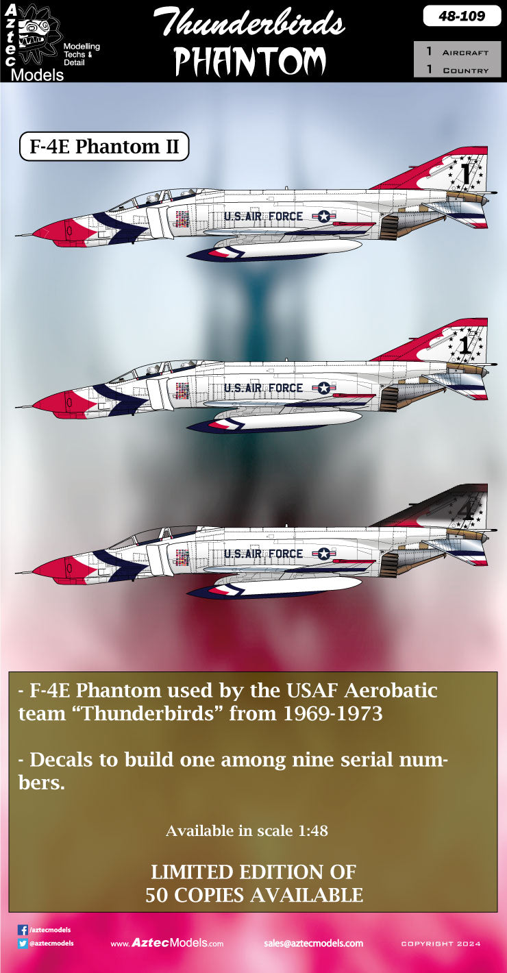 D48-1109Thunderbirds F-4E Phantom