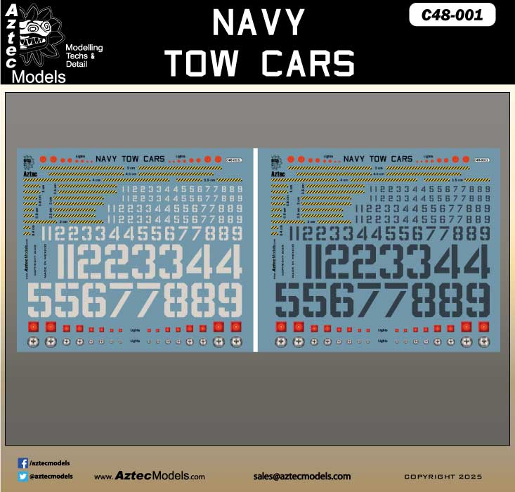 C-001 Tow Car Decals