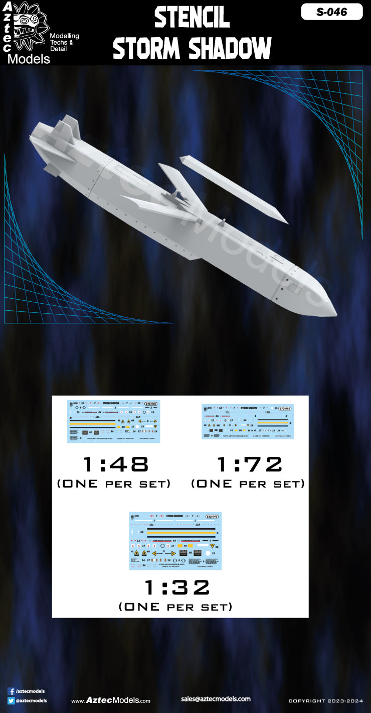 S-046 Stencil for Storm Shadow missile