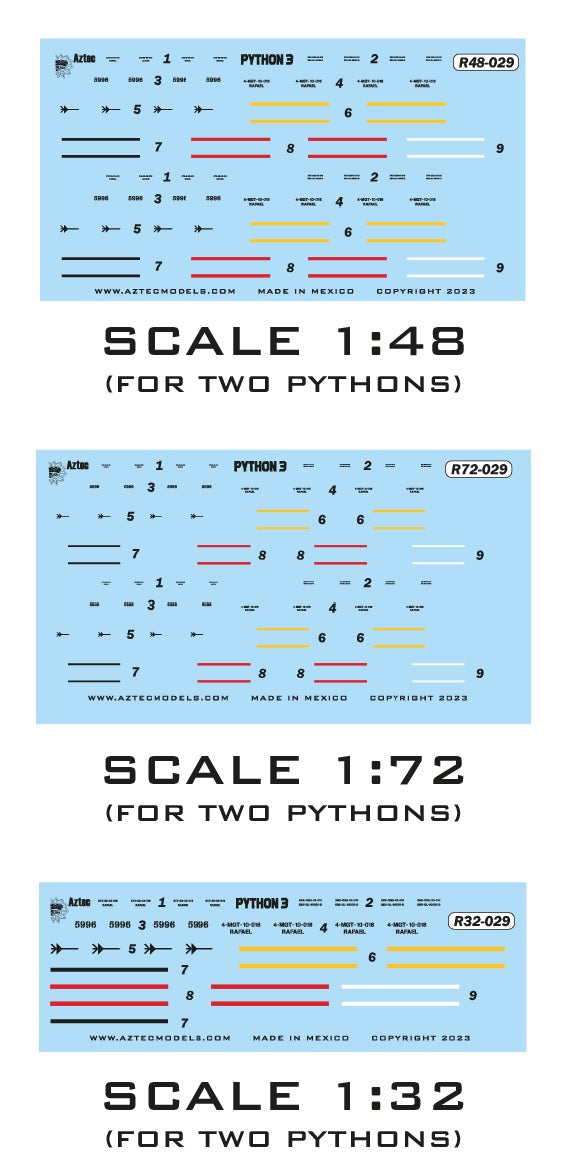 R-029 Stencil for Python 3 – Aztec Models