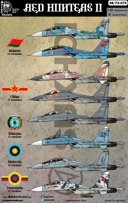 D-075 Su-27 International variants II