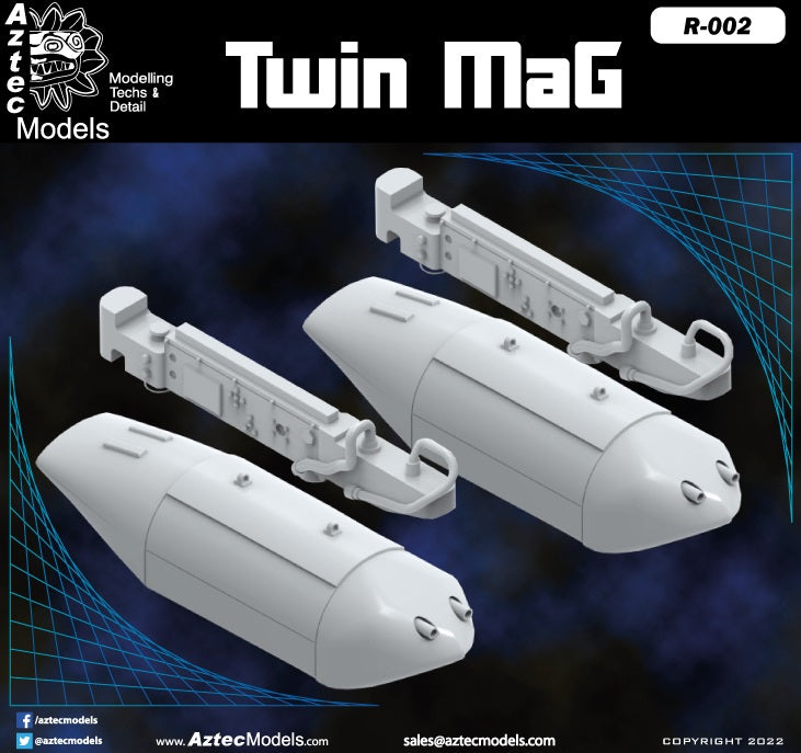 R-002  Twin-Cannon Machine Guns set