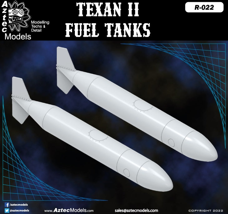 Tank Vs Aztec R-022 Texan II Fuel Tanks – Aztec Models