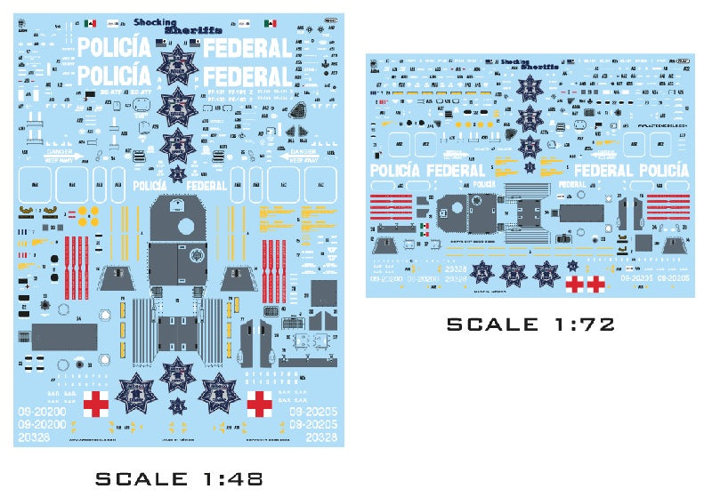 D-081 UH-60 Blackhawk Mexican Federal Police – Aztec Models