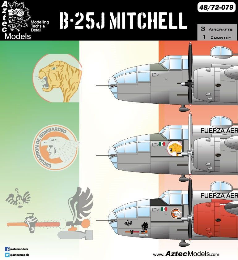 D-079 B-25J Mitchell Mexican Air Force