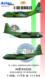 D-058 C-130 Hercules Mexican Air Force (mix print decal)